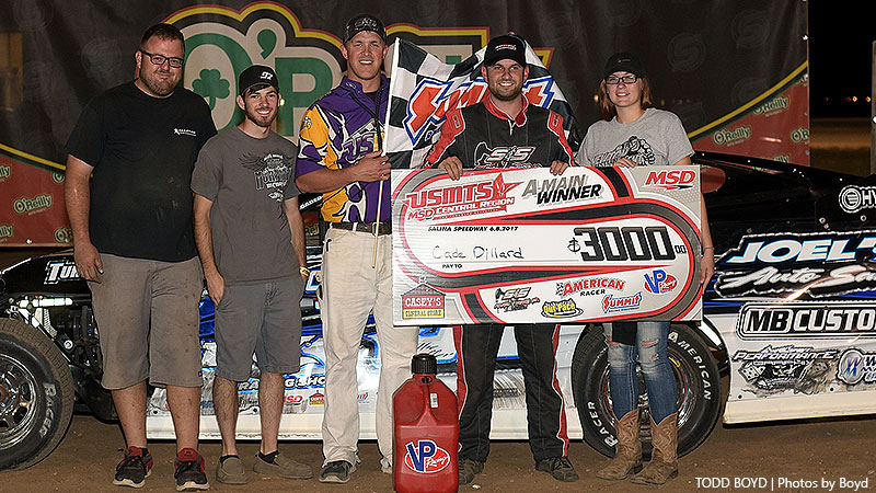 Dillard tames Salina Speedway for 18th career USMTS victory Dillard tames Salina Speedway for 18th career USMTS victory