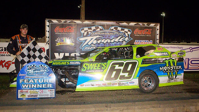 Schott highlights evening of repeat winners at Mississippi Thunder Speedway