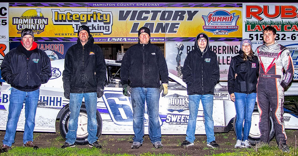 Schott wins as racers flock to Hamilton County Speedway for rainy season opener