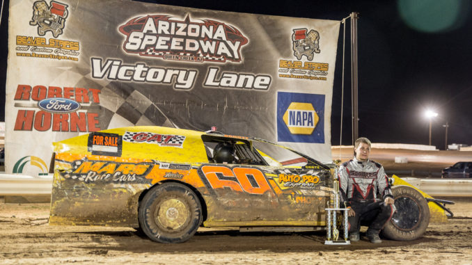 Schott cruises to Arizona Modified Tour win at Arizona Speedway