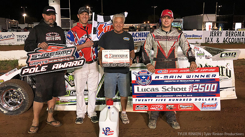 Schott puts Enid Speedway in USMTS win column