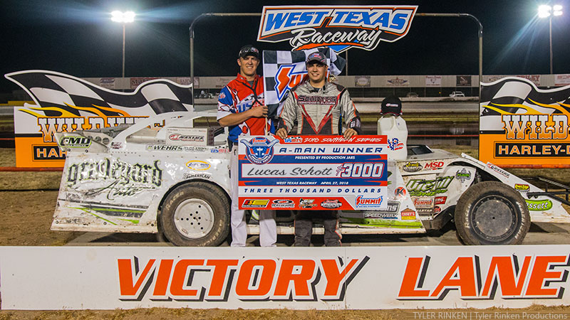 Schott wins at West Texas Raceway