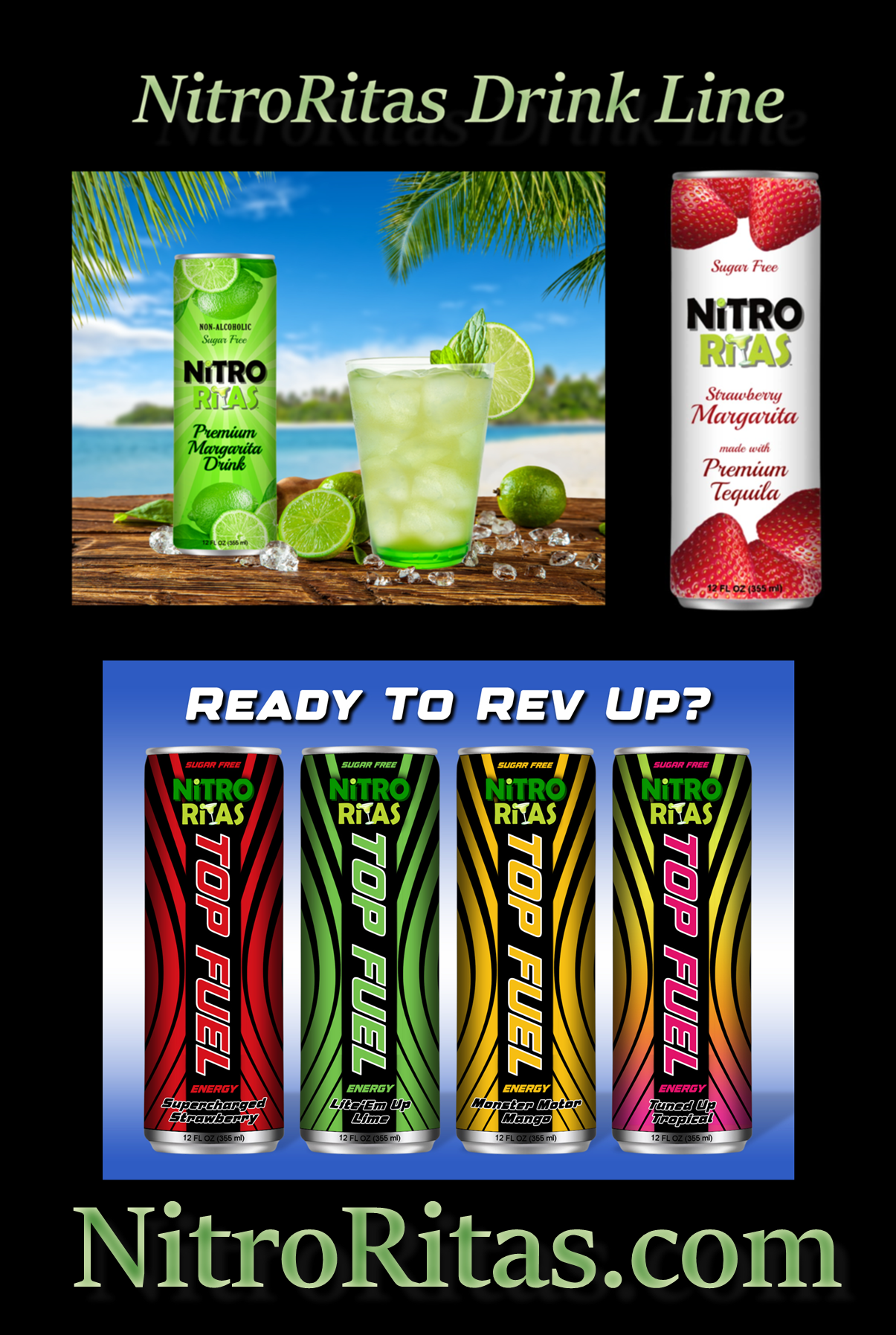 NitroRitas Margarita Drink Line coming soon.