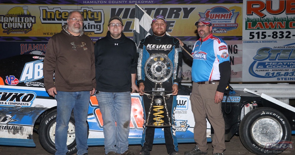 Bleess stays hot, wins Sommerfeld Memorial at Hamilton County Speedway