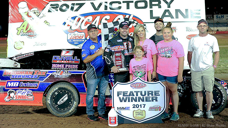 Duvall tops Thursday Night Thunder at Lucas Oil Speedway