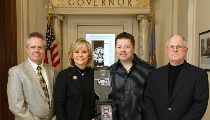 Joe honored by Oklahoma Governor Fallin