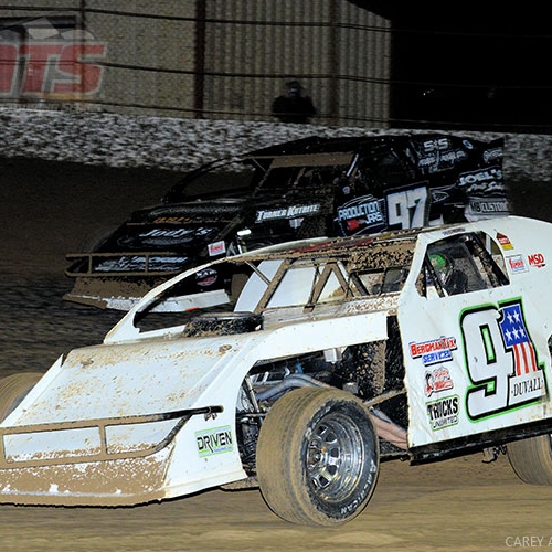 USMTS action at the Cotton Bowl Speedway in Paige, Texas, on Saturday, Feb. 11, 2017.