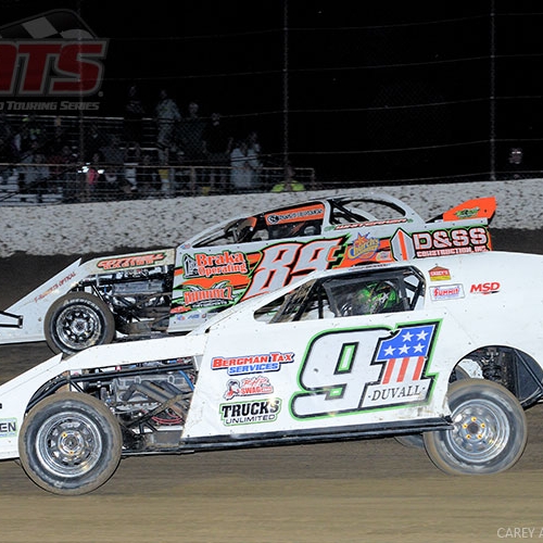 USMTS action at the Cotton Bowl Speedway in Paige, Texas, on Saturday, Feb. 11, 2017.