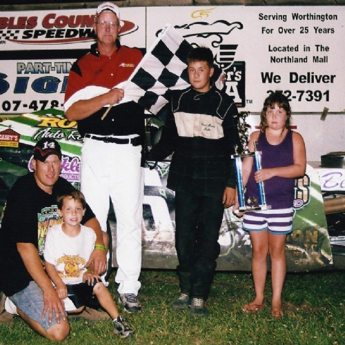 Lucas first feature win