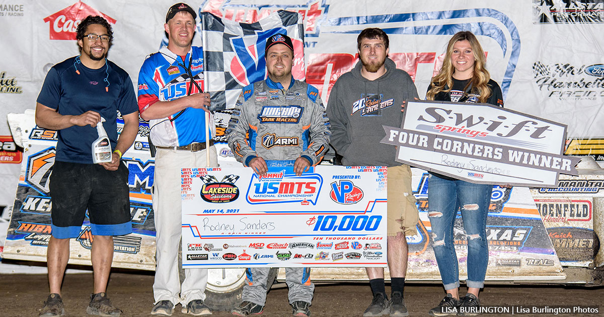 Sanders sizzles, snags $10,000 at Lakeside Sanders sizzles, snags $10,000 at Lakeside