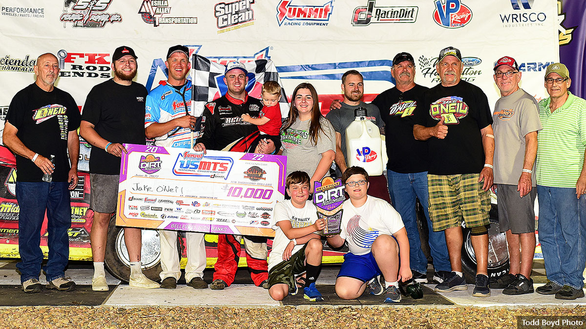 USMTS Belleville Dirt Nationals to O’Neil USMTS Belleville Dirt Nationals to O’Neil