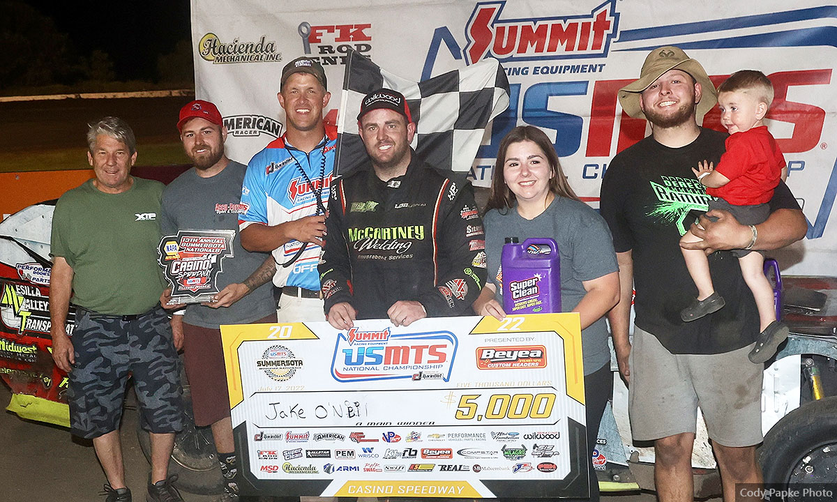 O’Neil sails to USMTS Summersota victory at Casino Speedway O’Neil sails to USMTS Summersota victory at Casino Speedway