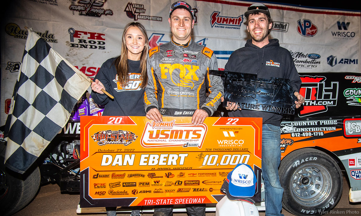Ebert conquers Tri-State Speedway as Sorensen clinches USMTS points title Ebert conquers Tri-State Speedway as Sorensen clinches USMTS points title